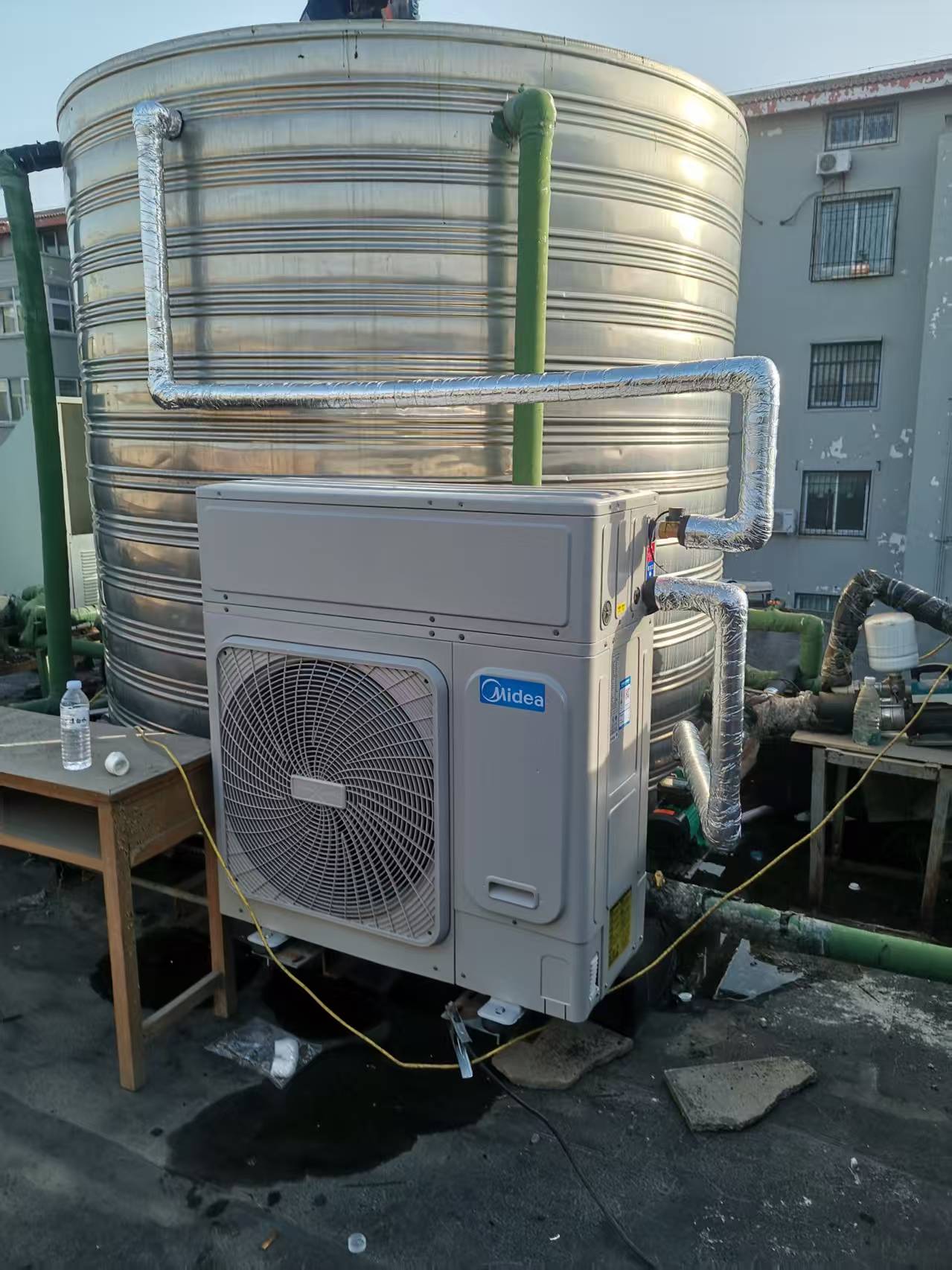 洛陽美的空氣能、洛陽空氣能安裝、洛陽美的空氣能熱水器